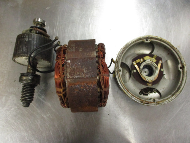 USED Hobart 512 Slicer Motor with Stator, Rotor and Cover
